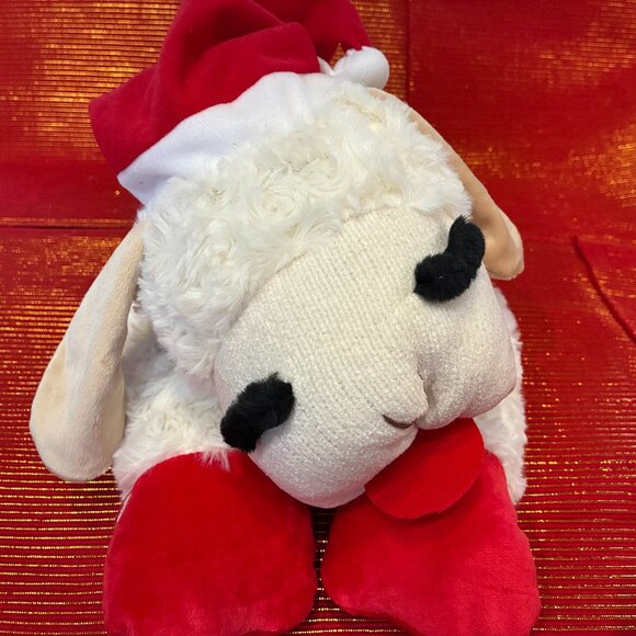 Mama Lamb Chop and Baby Lamb Chop Squeak Toys - Picture 3 of 9